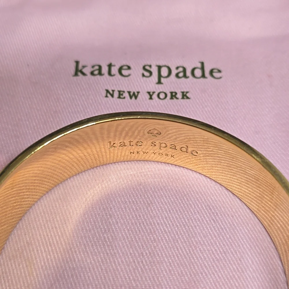 Kate Spade "Rose Is A Rose"' Bangle Bracelet - Picture 3 of 3